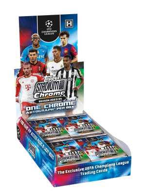 2023-24 Topps Stadium Club Chrome Uefa Club Competitions Collection Hobby Box 1