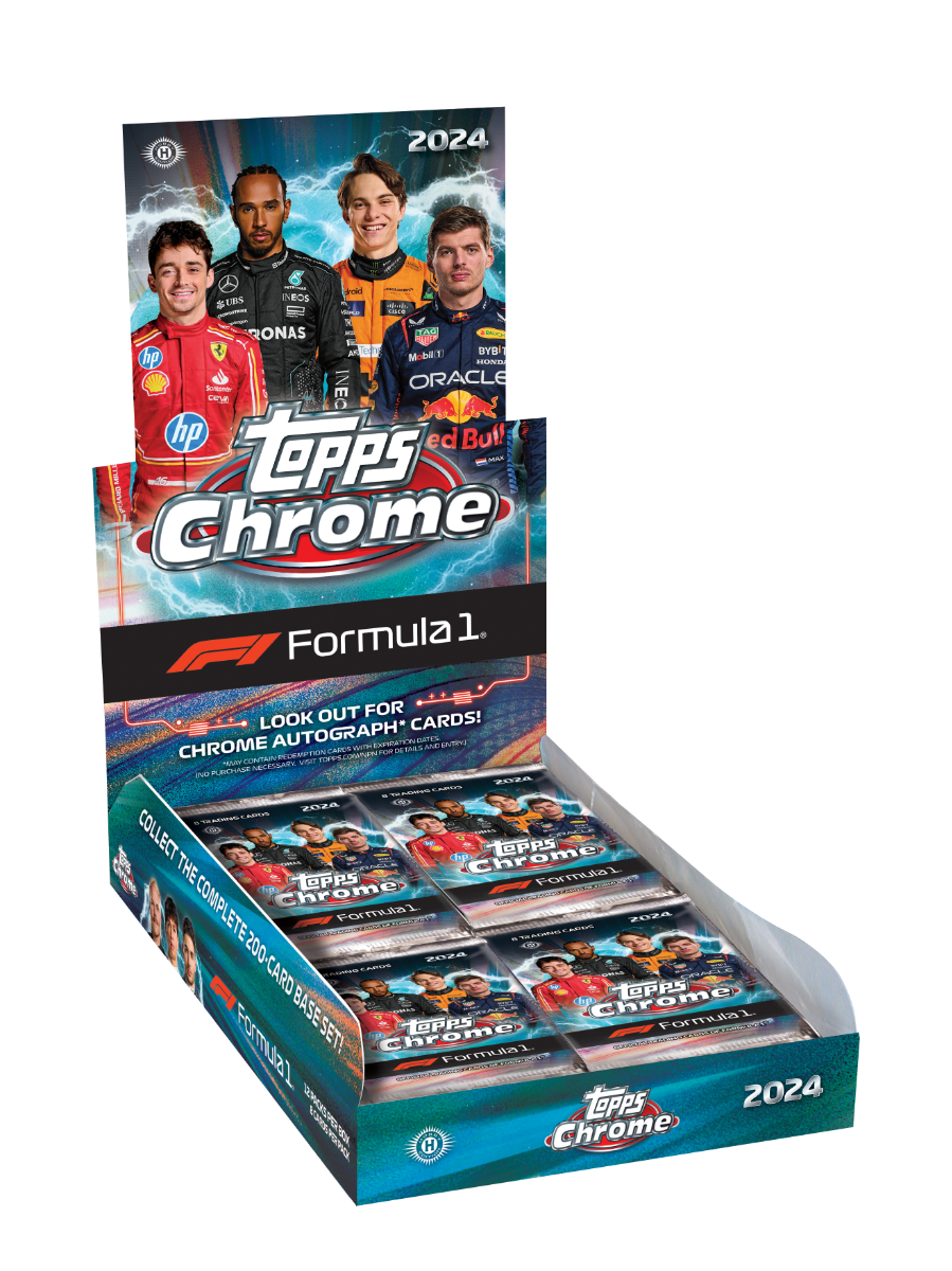 2024 Topps Chrome Formula 1 Hobby Box (Pre Order)