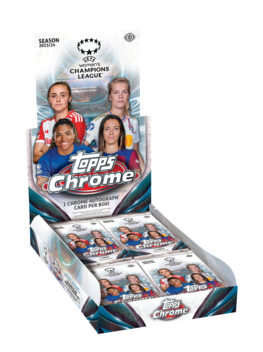 2023-24 Topps Chrome UEFA Women's Champions League Hobby Box