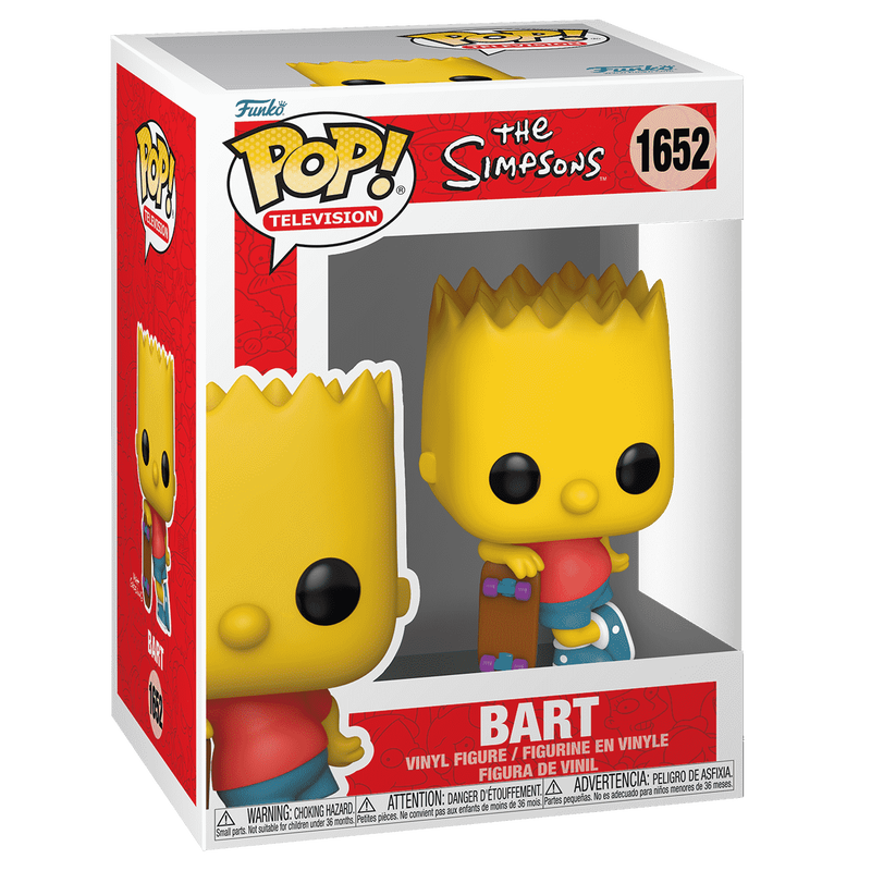 Funko POP! Bart With Skateboard Simpsons 