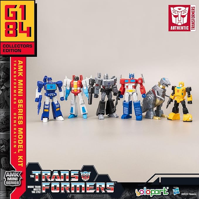 YoloPark Transformers Toys AMK Mini Series Transformers G1 Action Figure (Random Figure)