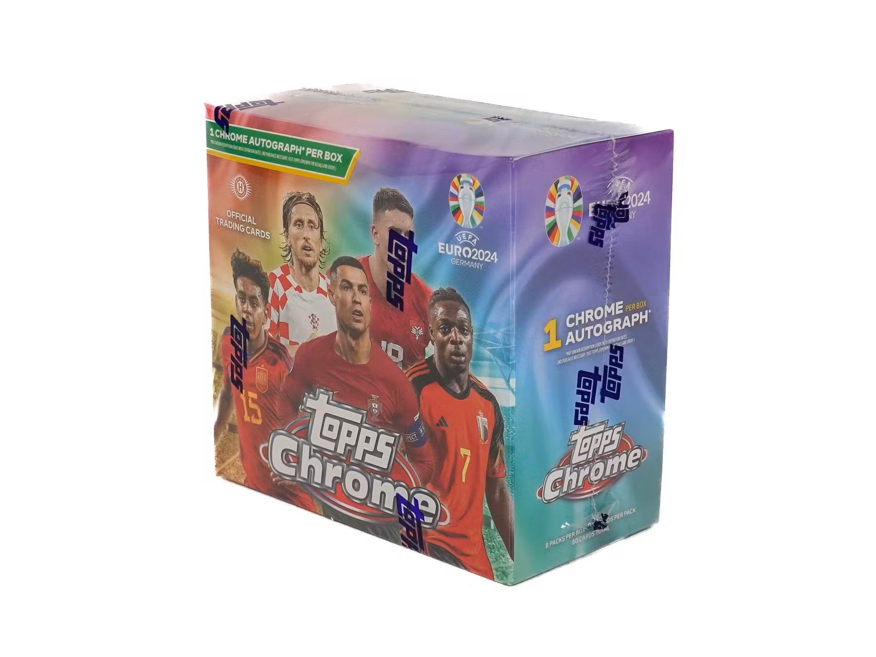 2023-24 Topps Chrome UEFA Euro Soccer Hobby Box