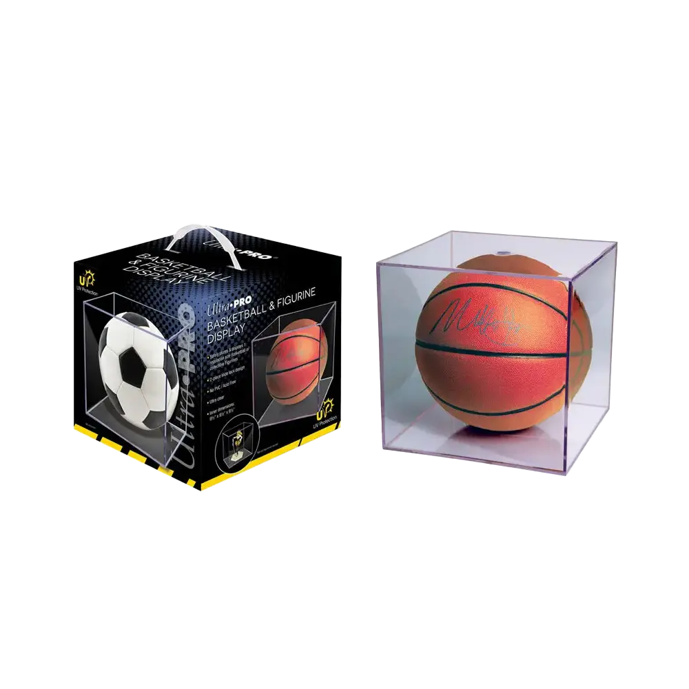 Basketball Cube UV Protected Display 