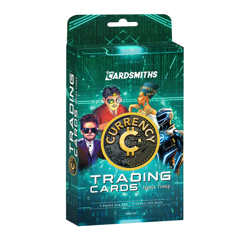 Currency Series 3 Trading Cards Collector Box 