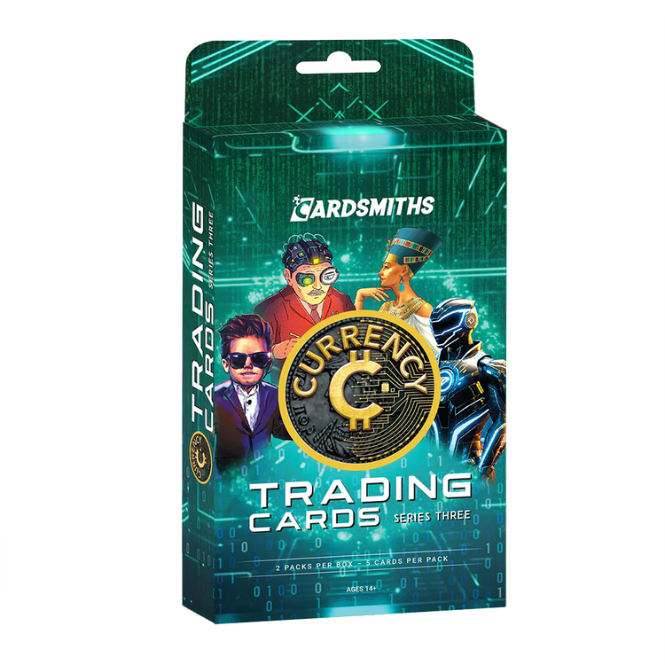 Currency Series 3 Trading Cards Collector Box 