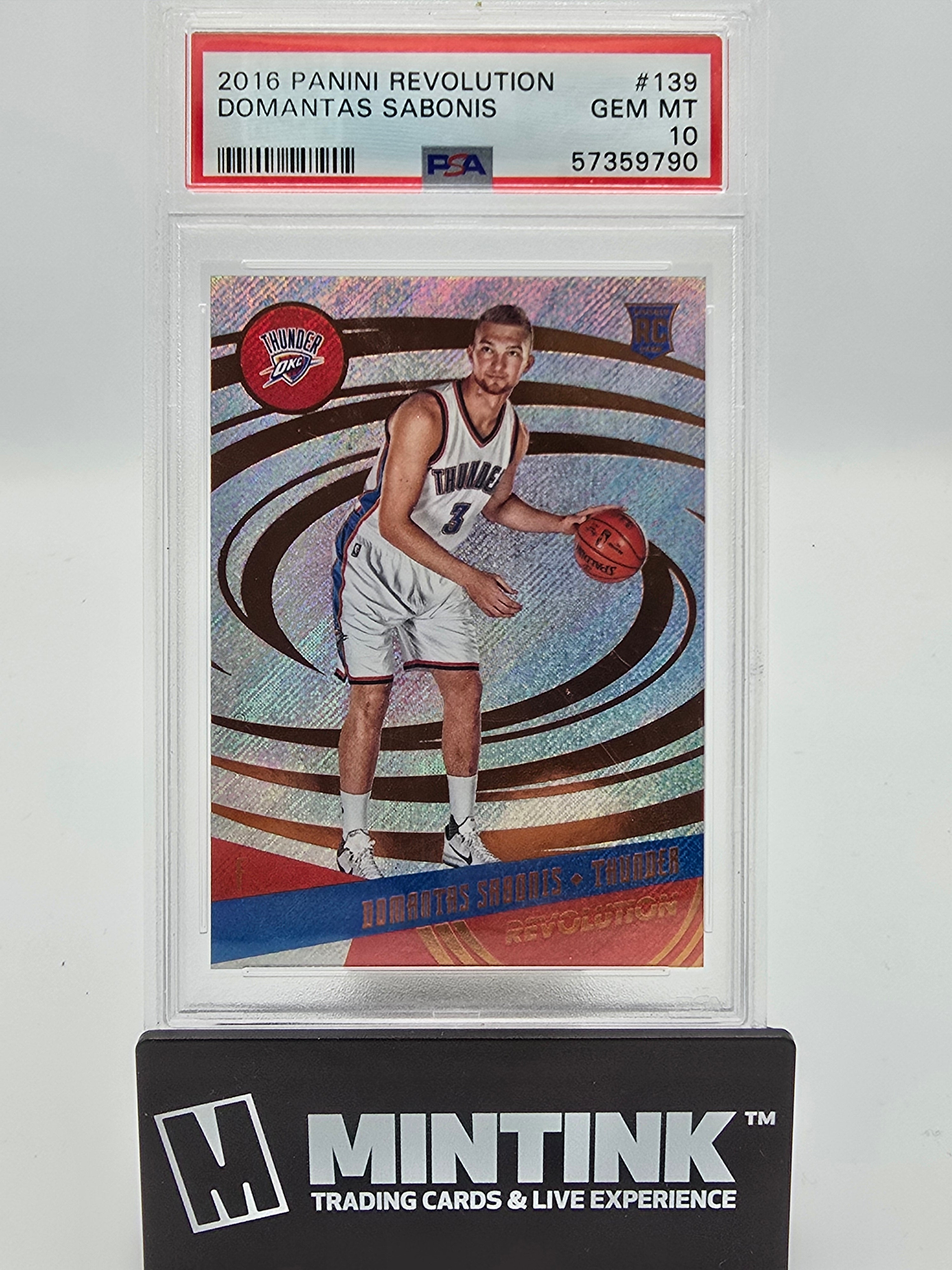 2016 Panini Revolution Basketball Domantas Sabonis RC #139 PSA 10 