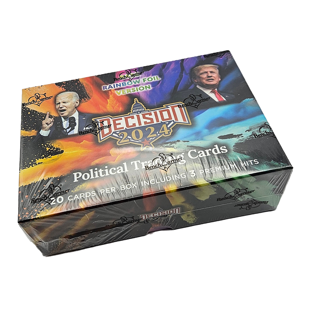 Decision 2024 Political Trading Cards Rainbow Foil Edition Box 1