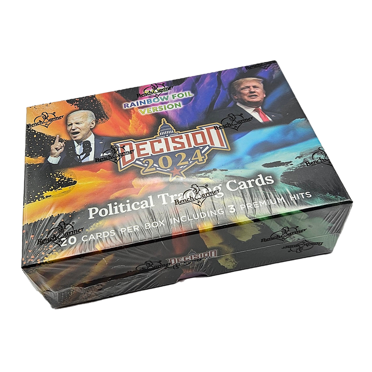 Decision 2024 Political Trading Cards Rainbow Foil Edition Box 1