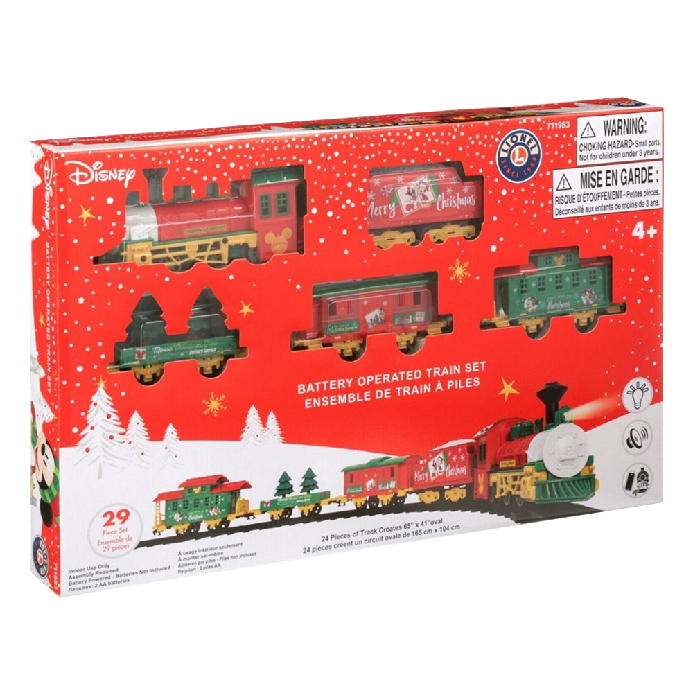 Disney Mickey Mouse Holiday Mini Train By Lionel - 29-Piece Set 1