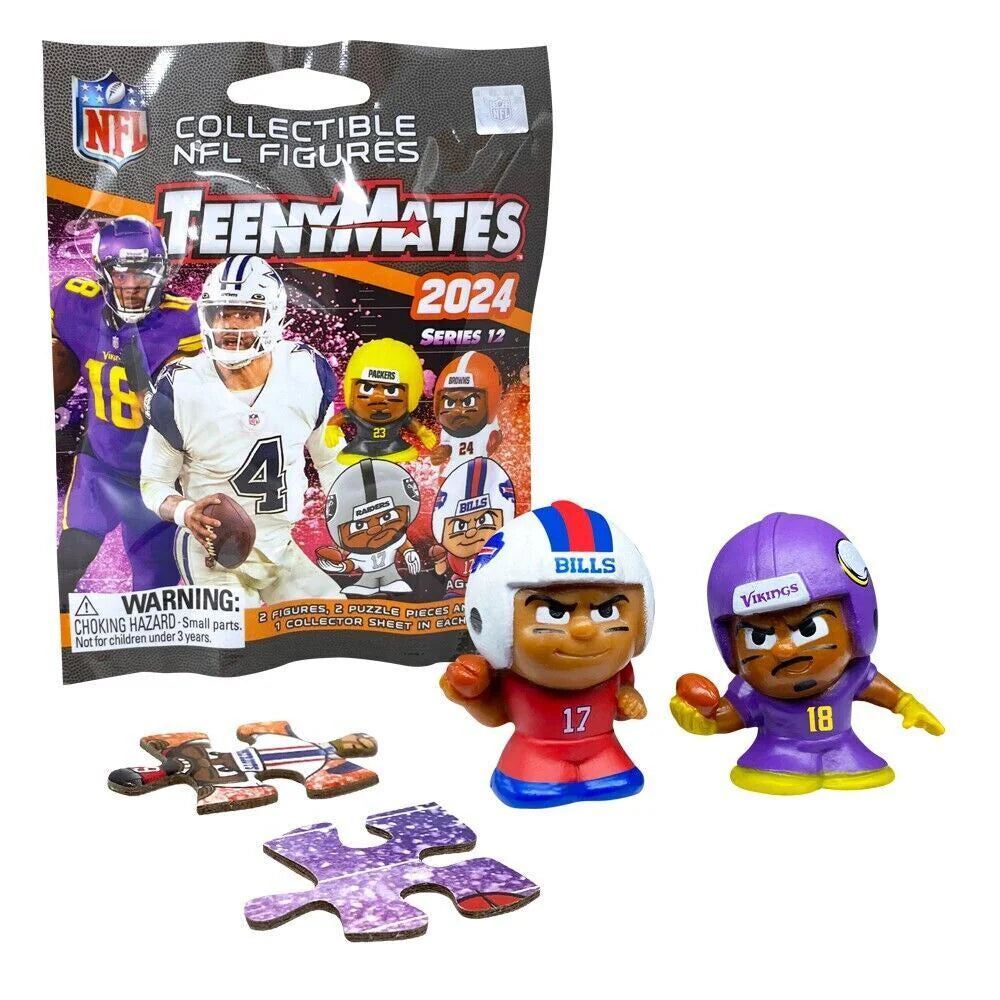 NFL TeenyMates Gravity Feed Display 2024 