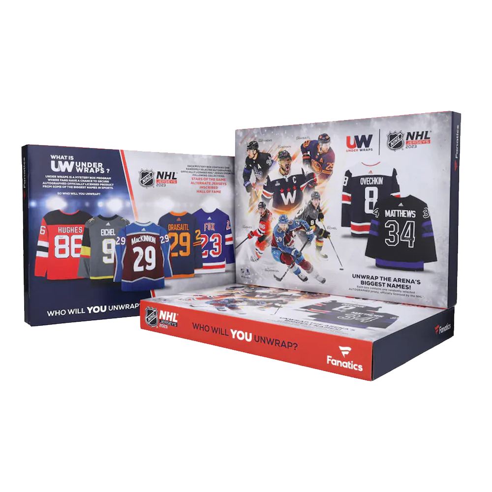 Fanatics Authentic 2023 Under Wraps Single Autographed NHL Jersey Box