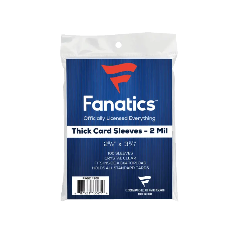 Fanatics Card Sleeves For Thick Cards 