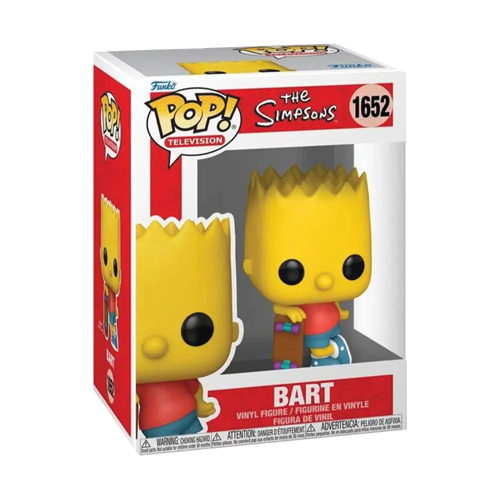 Funko POP! Bart With Skateboard Simpsons 