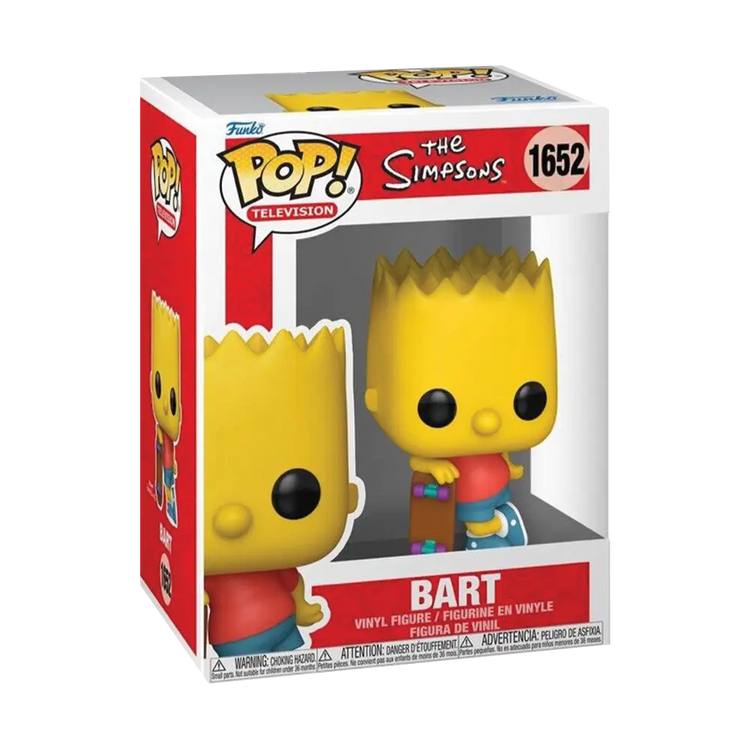 Funko POP! Bart With Skateboard Simpsons 