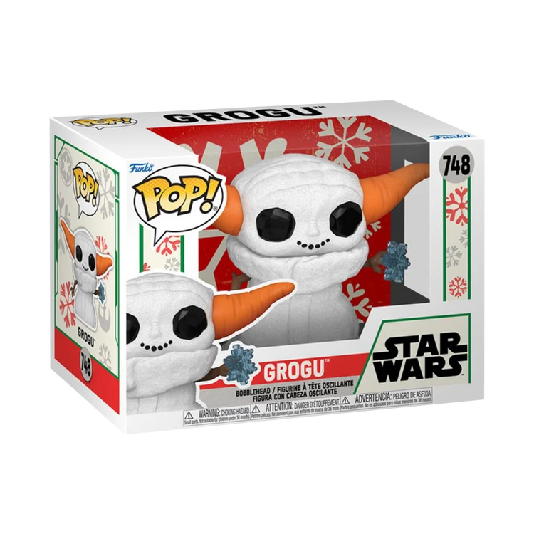 Funko POP! Mandalorian Grogu Snowman 