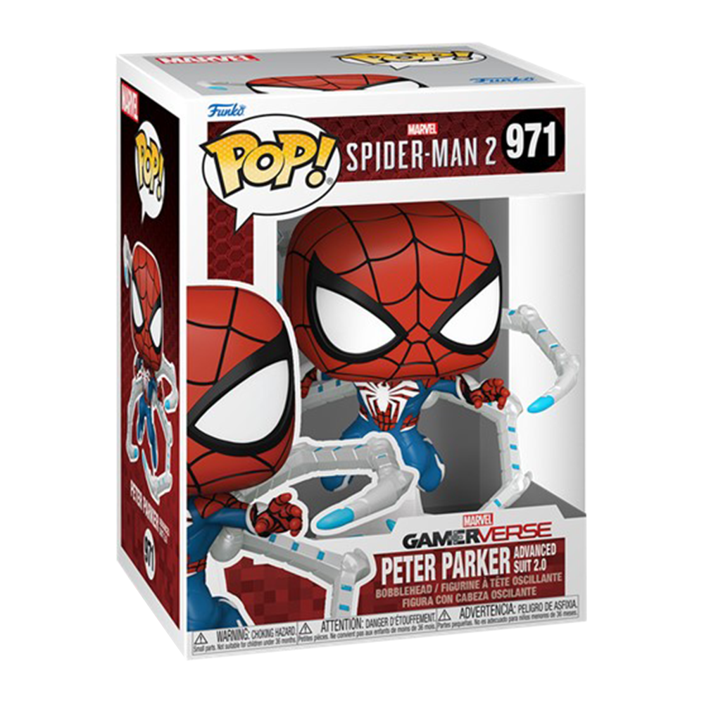 Funko Pop! Marvel Spider-Man 2 Peter Parker Advanced Suit 2.0 1