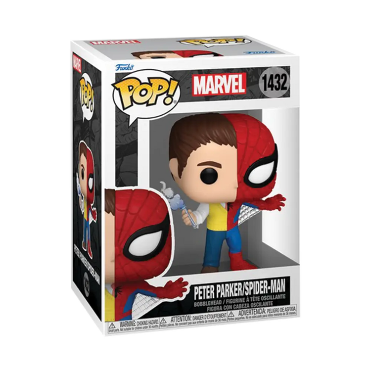 Funko POP! Marvel Split Spiderman Peter Parker 