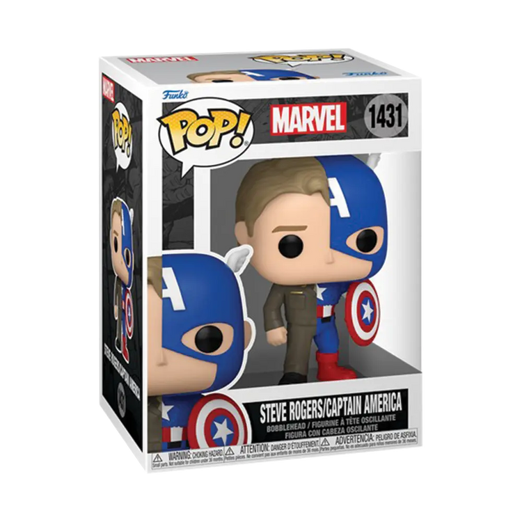 Funko POP! Marvel Split Steve Rogers Captain America 