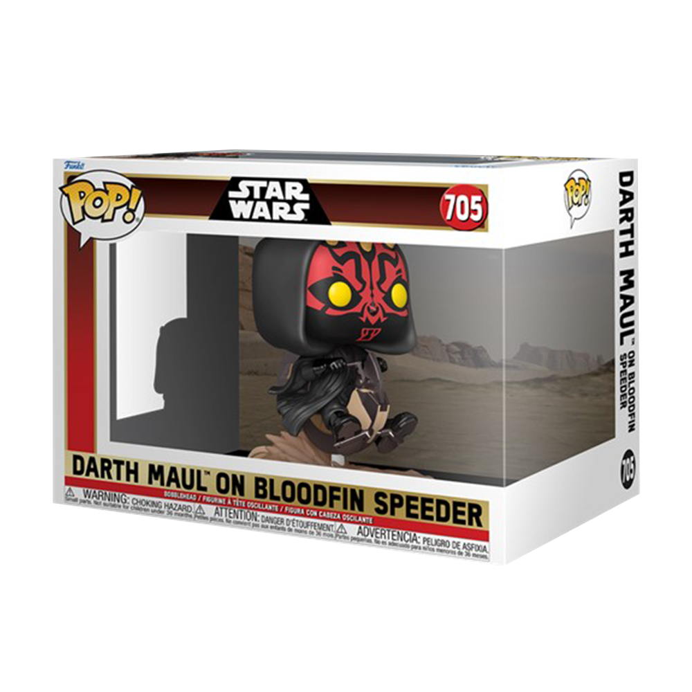 Funko Pop! Rides Deluxe Star Wars Darth Maul On Bloodfin Speeder 1