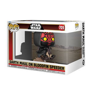 Funko Pop! Rides Deluxe Star Wars Darth Maul On Bloodfin Speeder 1