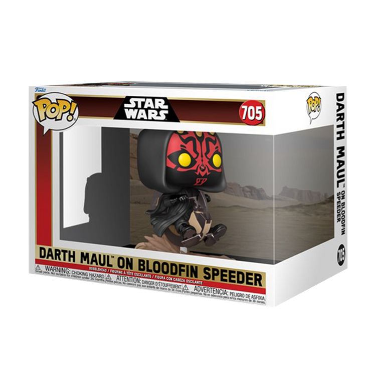 Funko Pop! Rides Deluxe Star Wars Darth Maul On Bloodfin Speeder 1