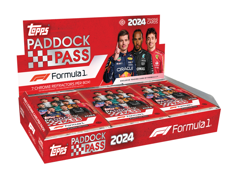 2024 Topps Paddock Pass F1 Formula 1 Hobby Box (Pre Order) 