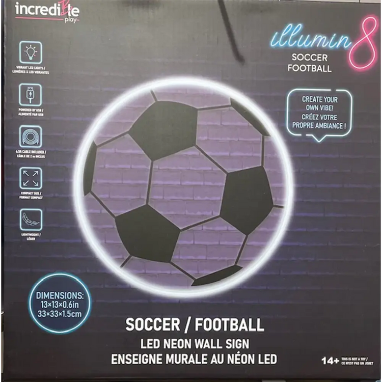 ILLUMIN8 Soccer Neon LED Sign 