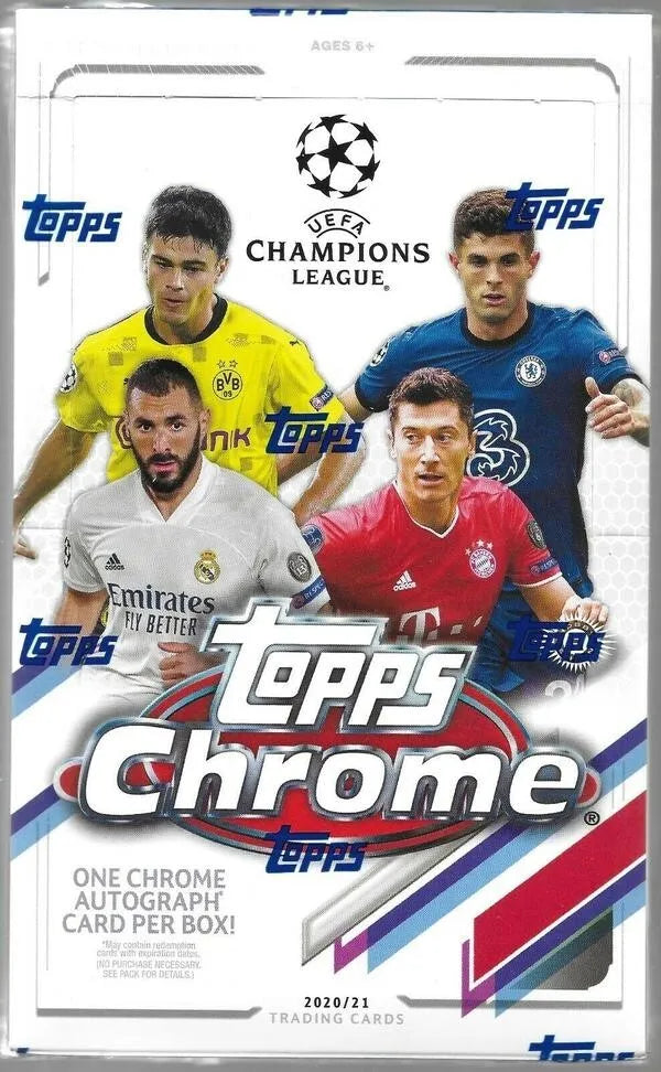 2020-21 Topps Chrome Soccer Hobby Box