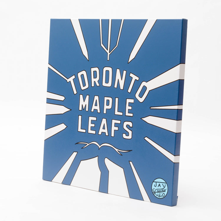 Jay Geeker Sport Logo Art Collection 30 X 30 Toronto Maple Leafs 2