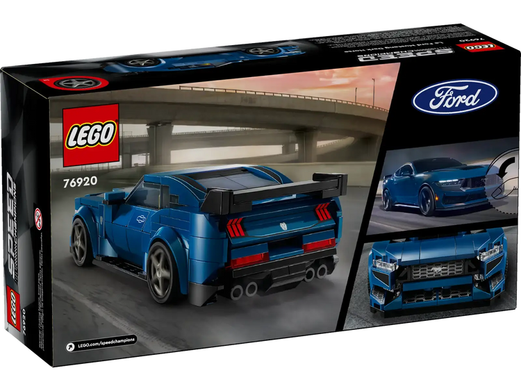 LEGO Speed Champions Ford Mustang Dark Horse Sports Car 344pcs 