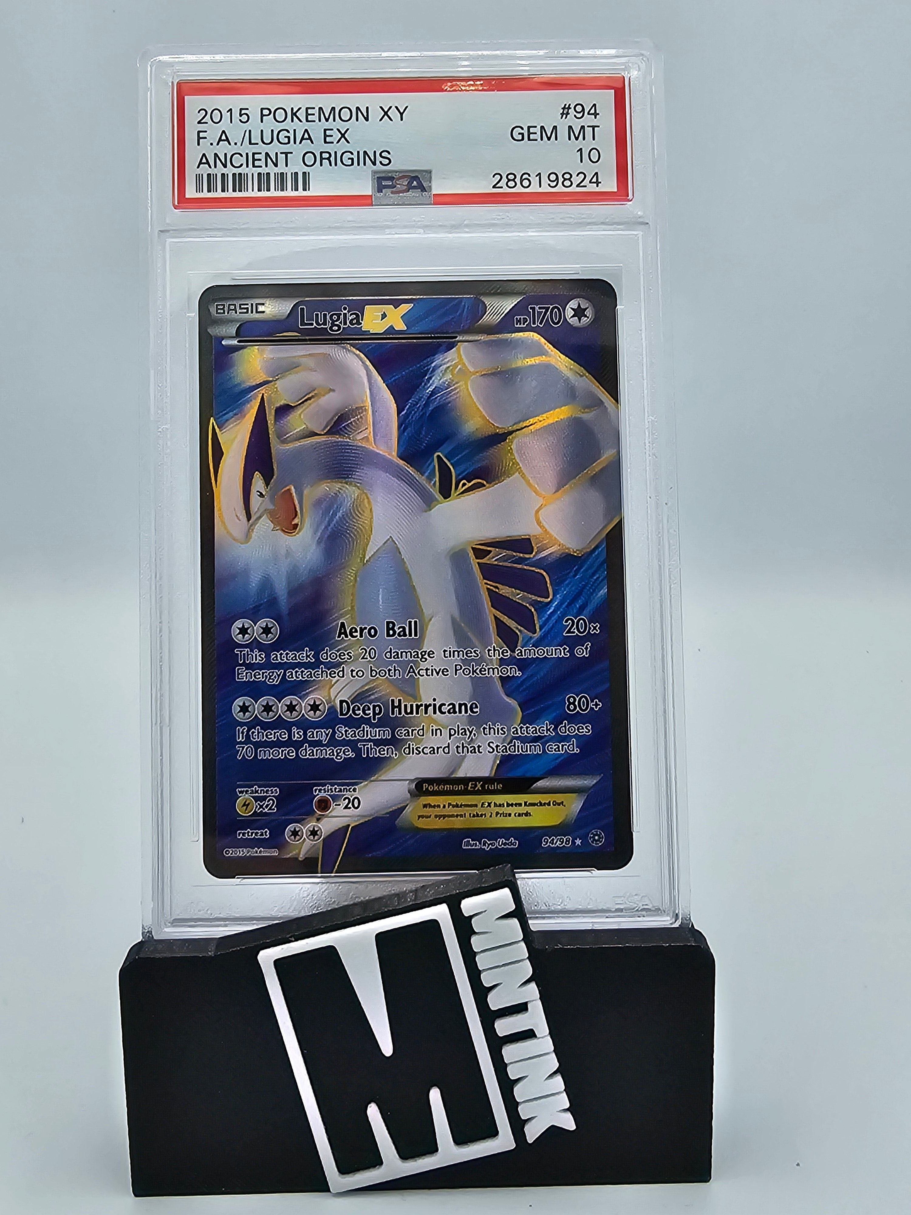 2015 Pokemon Xy Ancient Origins Psa 10 Fa/Lugia Ex #94 1