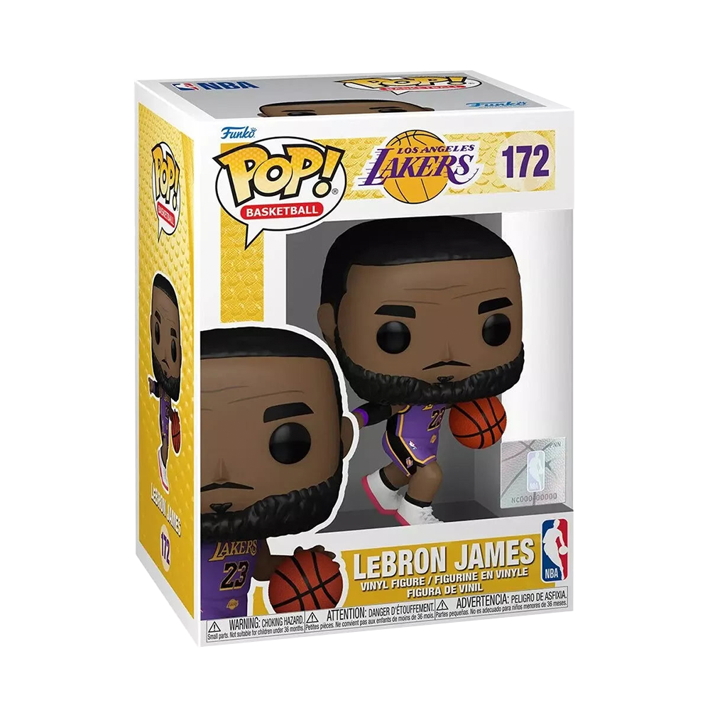 Lebron James Funko Pop #172 Los Angeles Lakers Nba Purple Jersey 1