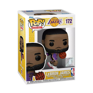 Lebron James Funko Pop #172 Los Angeles Lakers Nba Purple Jersey 1