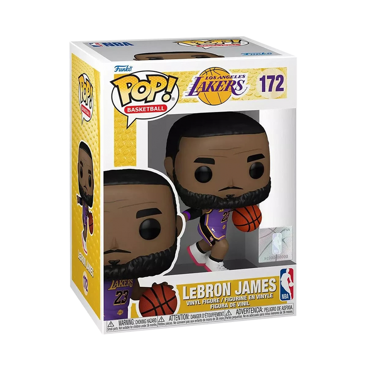 Lebron James Funko Pop #172 Los Angeles Lakers Nba Purple Jersey 1