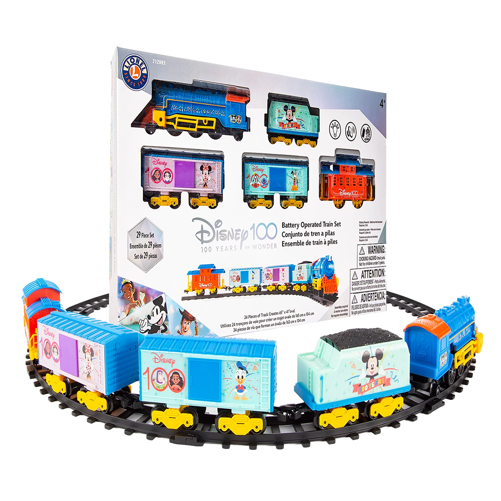 Lionel Disney 100 Years Of Wonder Battery Operated Ready-To-Play Train Set 1