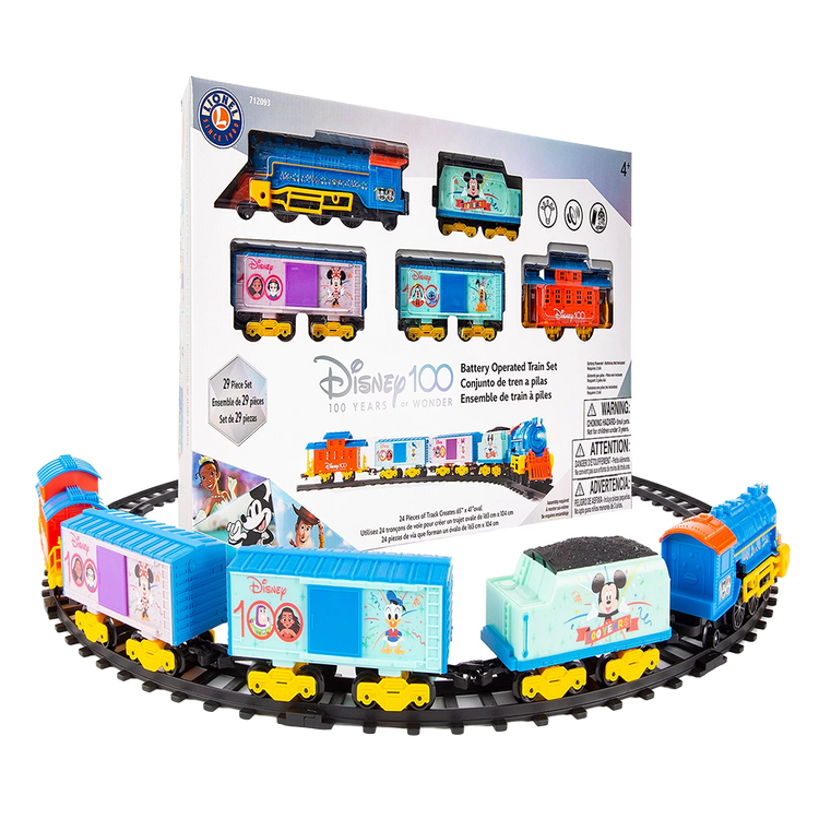 Lionel Disney 100 Years Of Wonder Battery Operated Ready-To-Play Train Set 1