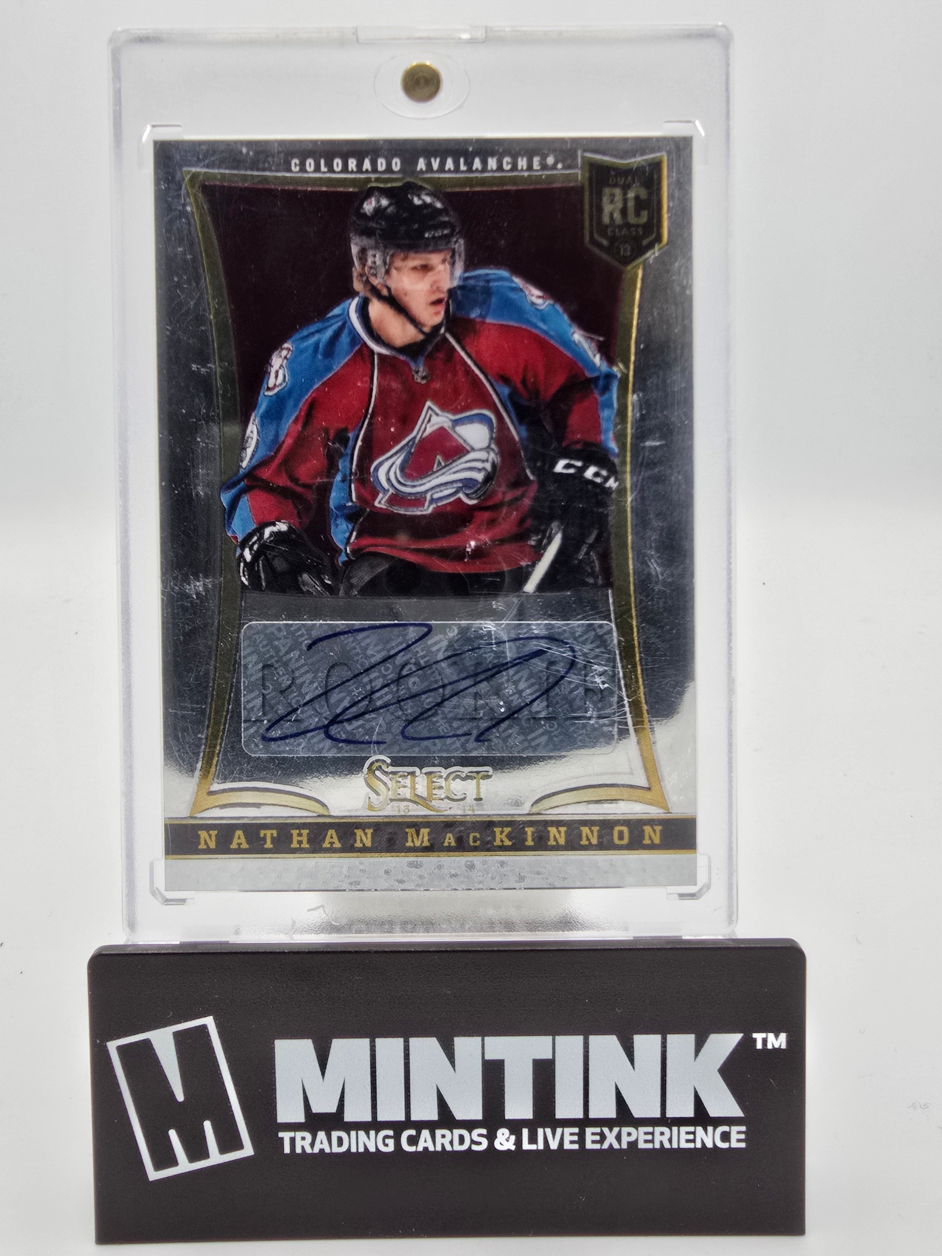 2013-14 Panini Select Hockey Nathan Mackinnon Rookie Auto 349/999 #301 