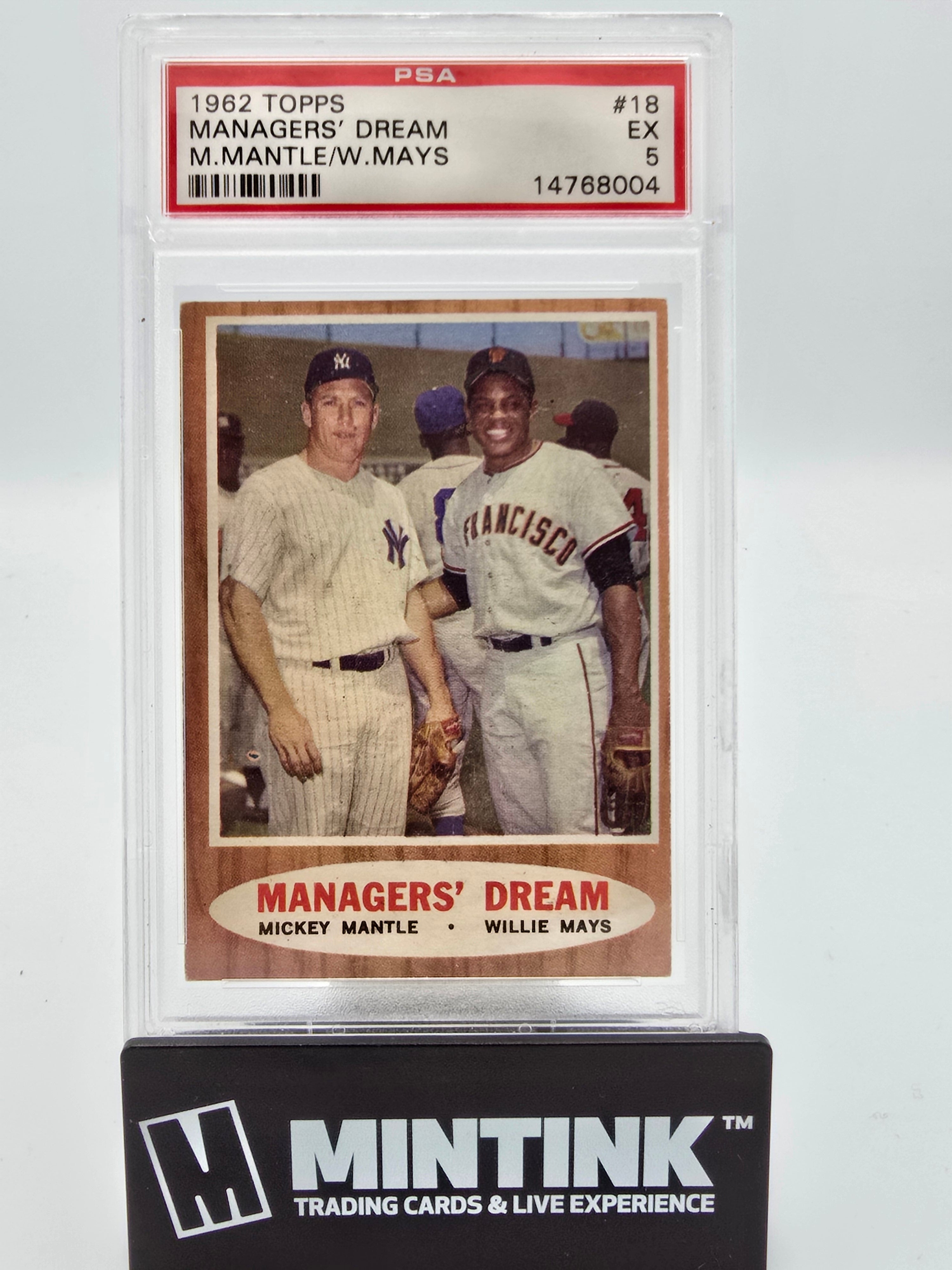 1962 Topps Managers' Dream #18 PSA 5