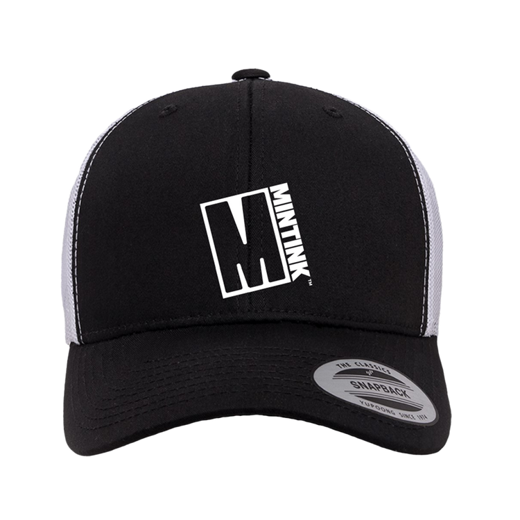 Mintink Black And White Trucker Cap 1