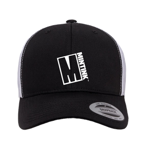 Mintink Black And White Trucker Cap 1