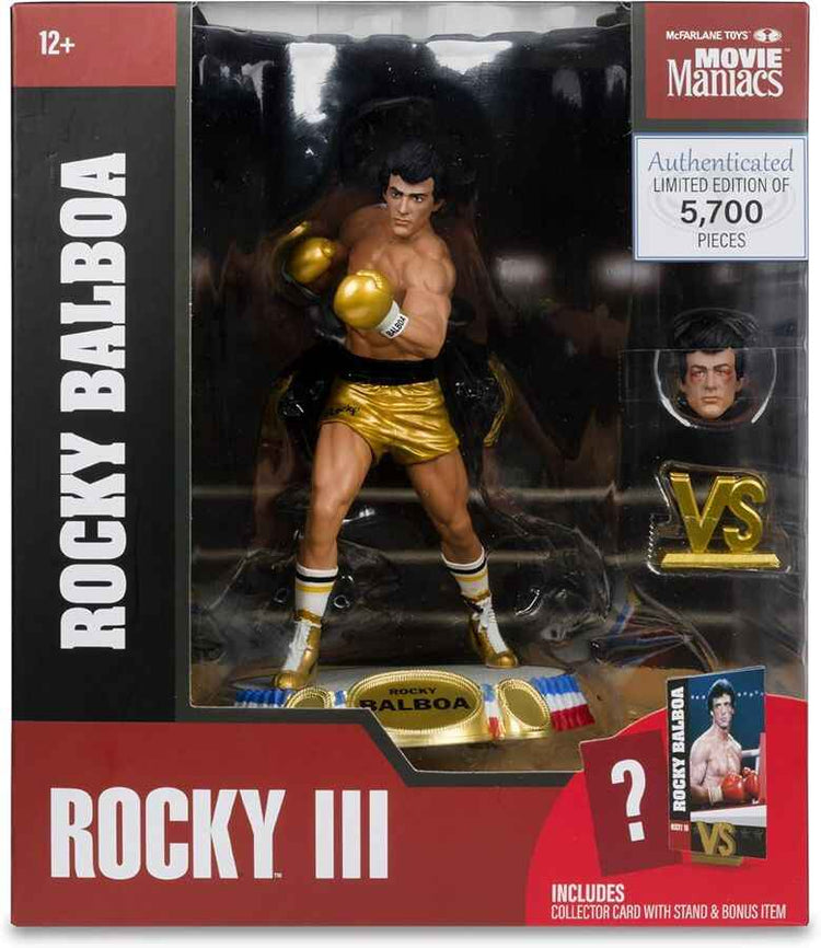 Movie Maniacs Rocky Wave 2 - Rocky Balboa (Rocky 3) 6 Inch Posed Figure 1