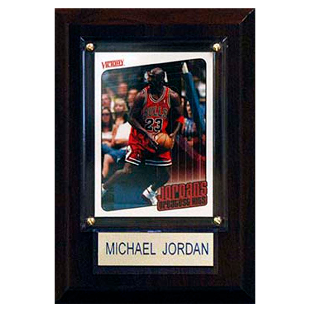 NBA 4"x6" Michael Jordan Chicago Bulls Player Plaque