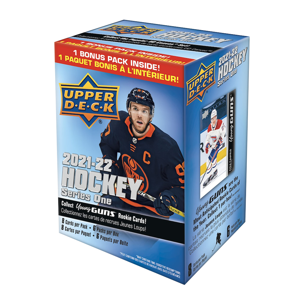 Nhl Upper Deck Hockey 2021-22 Series 1 Blaster Box 1