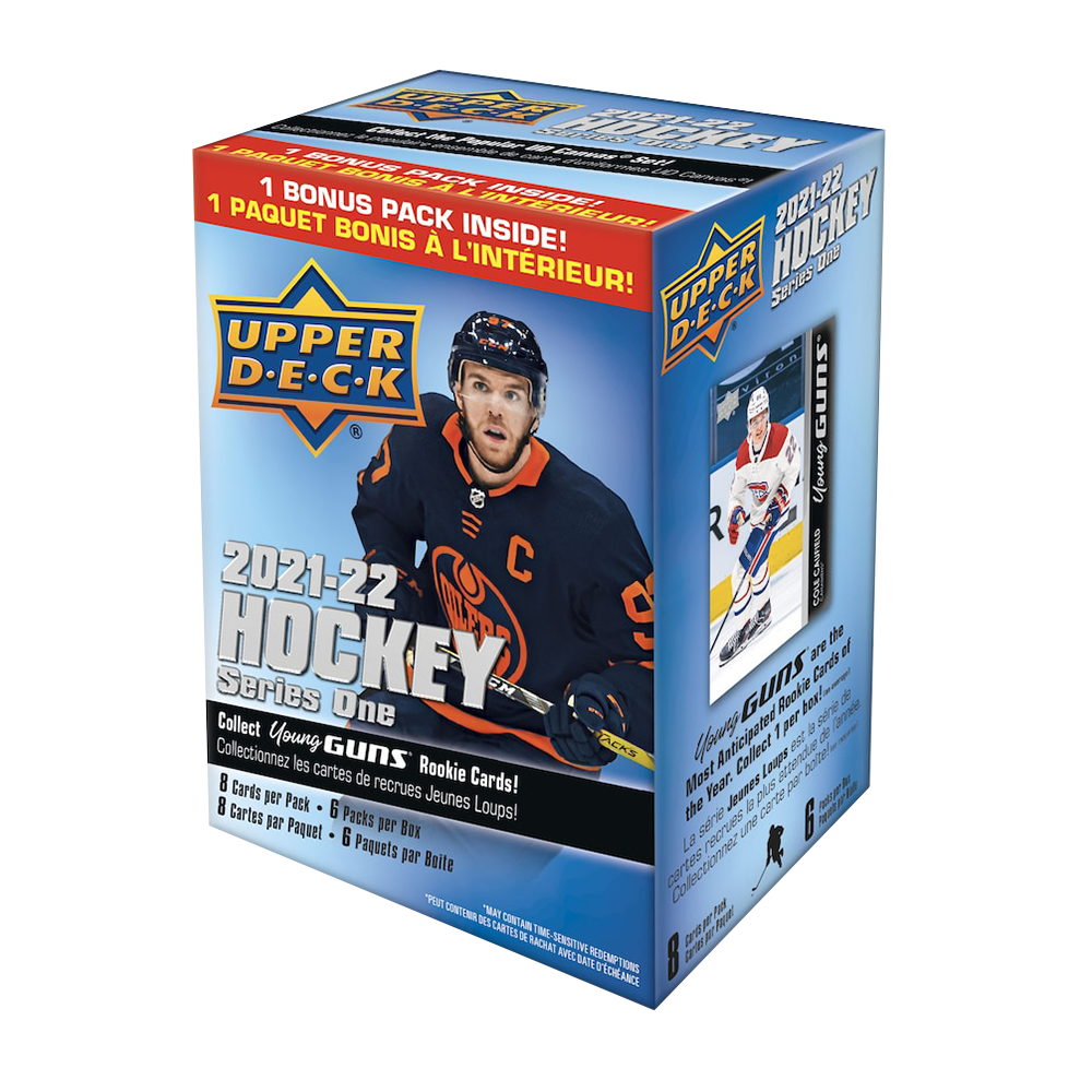 NHL Upper Deck Hockey 2021-22 Series 1 Blaster Box