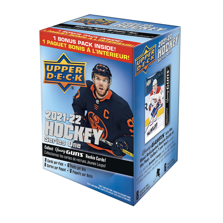 Nhl Upper Deck Hockey 2021-22 Series 1 Blaster Box 1