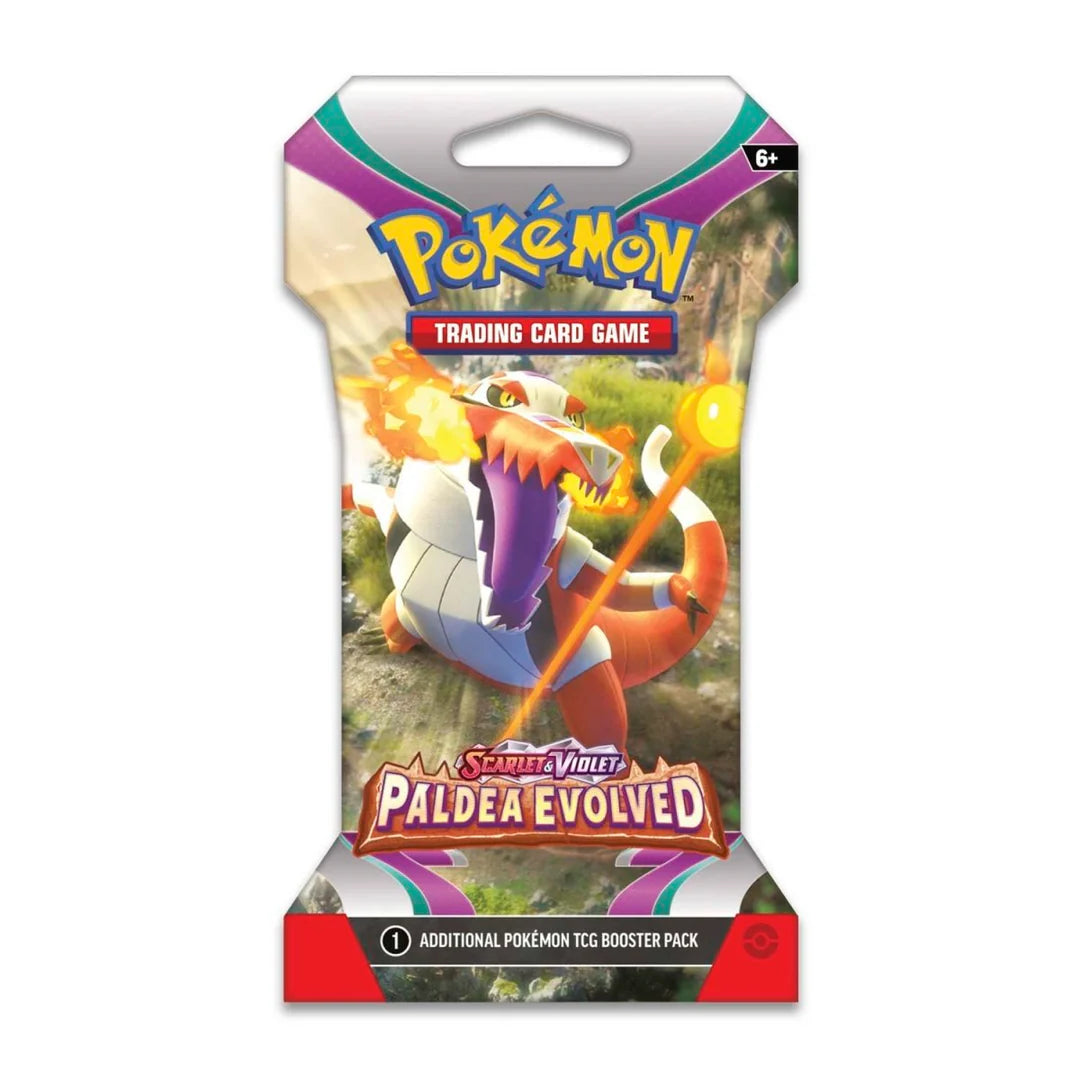 Pokemon Scarlet And Violet Paldea Evolved Sleeved Booster Pack 1