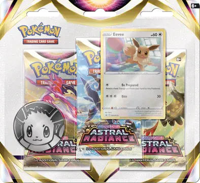 POKEMON - ASTRAL RADIANCE - 3 PACK BLISTER - EEVEE 