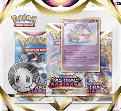 POKEMON - ASTRAL RADIANCE - 3 PACK BLISTER - SYLVEON 