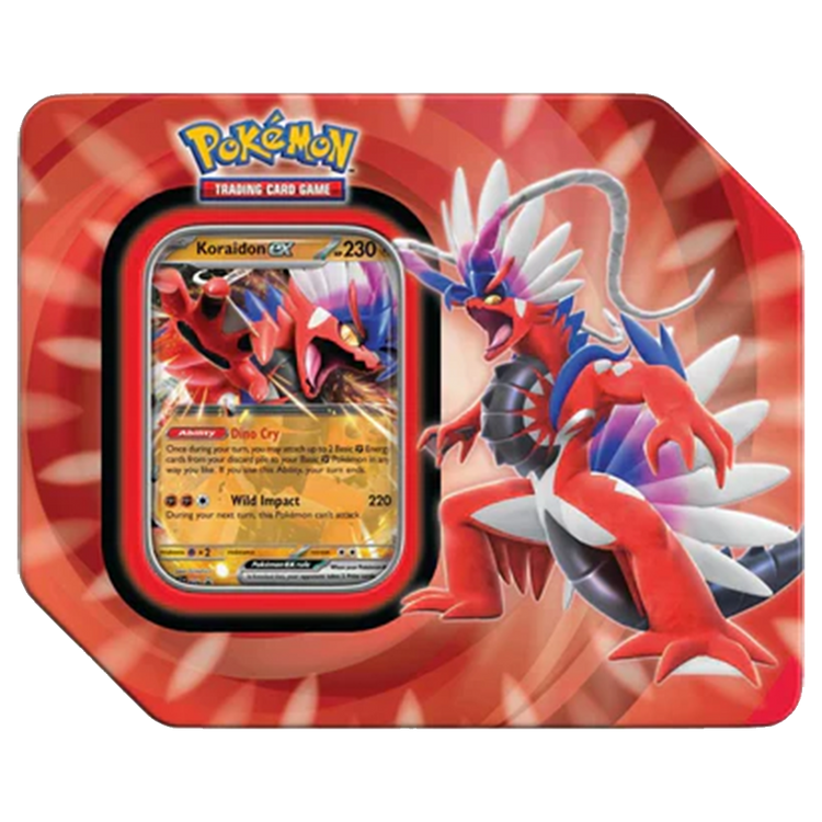 Pokemon Paldea Legends Tin Koraidon Ex 1