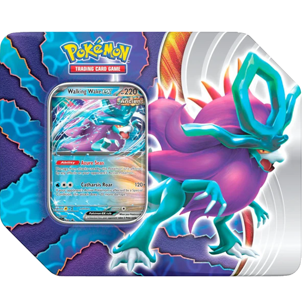 Pokemon Paradox Clash Tin Waking Wake EX